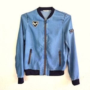 🆕️NWT ZARA BASIC Z1975 DENIM Jacket
